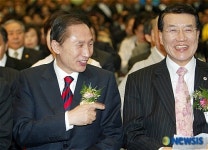 부산리더스클럽 창립식 참석한 이명박 전 시장