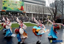 멋진 장구 공연 선보인 서울시무용단