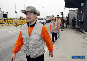 통일의 관문 지나는 정동영 전 장관