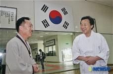 손학규 전 지사 택견전수관 방문