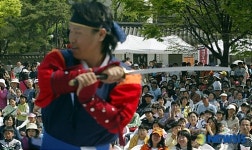 전통 무예 멋있어요