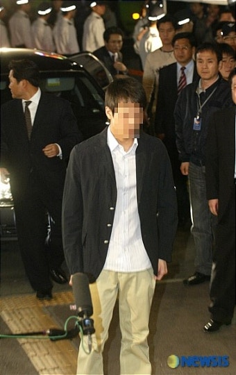 피의자 및 피해자 신분으로 조사 받는 김승연 회장 둘째아들