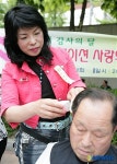 사랑의 미용봉사 펼치는 헤어디자이너 써니 신