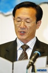 남북공동성명서 발표하는 북측 손철수 서기장