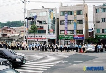 교차로 꼬리 끊기 교통캠페인