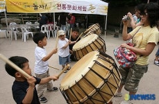 난타배우는 어린이들