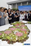 한우고기로 만든 한반도 맛 지도 오픈