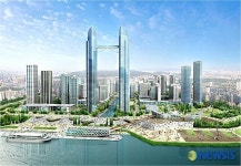 <한강르네상스>용산권역 워트프론트타운 조감도