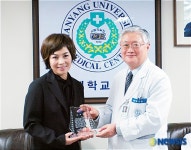 현숙, 한양대병원 8700만원 기부