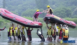 전통체험관광과하회래프팅 | 안동 하회래프팅 '인기절정'