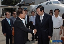 서안비기(西安飛機) 공업집단 유한회사 방문한 임채정 국회의장