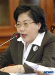 정치 현안 이야기하는 이경숙의원