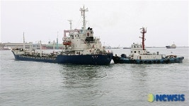 대북 중유 첫 출항