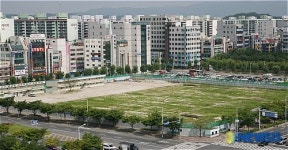 착공되지않은 월평동 공공복합청사 부지