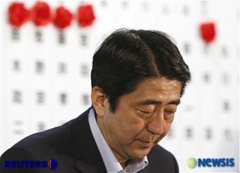 아베 日총리,참의원선거 패배