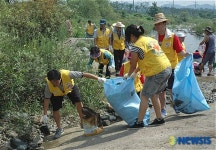 적십자울주봉사회 작천정 환경정화 봉사