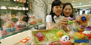 친환경 소재로 제작한 캐릭터 비누