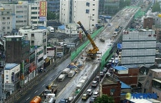 철거되는 동대문 신설동 고가차도