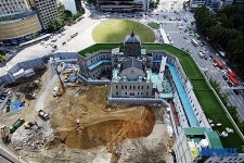 서울시청 철거 공사 한창