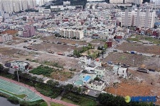 김상진씨가 시행중인 아파트 건설현장