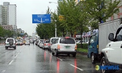 삼성홈플러스 전주점 개점 교통체증