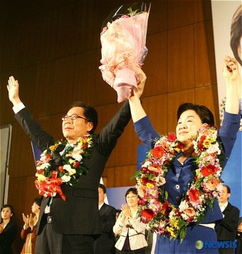 민노당 대통령 후보 선출 권영길-심상정 결선투표