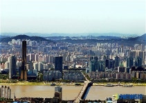 남산에서 바라 본 인천앞바다