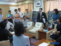 경기 수원 영통주민 시장실 항의 방문