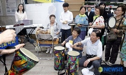 어른신들의 신나는 치매예방 음악치료