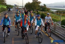 시원한 바람맞으며 달리는 한반도 큰물길 탐사단