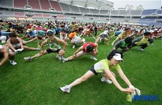 스트레칭을 잘 해야,,,