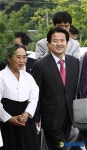 전주 은혜마을 효도원 방문한 정동영 후보