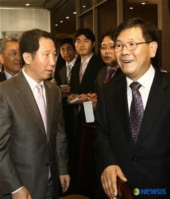 대통합민주신당 지도부와 상임고문단 중진의원 오찬간담회