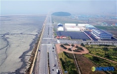 세계물류박람회 열리는 새만금산업전시관 항공촬영