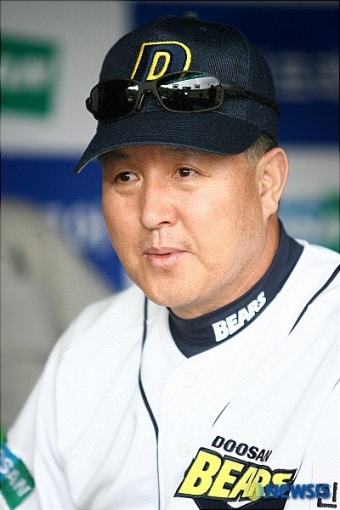 승리 의지 불태우는 김경문 감독