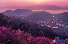 산영회 산악사진전 - 주 백作 영취산
