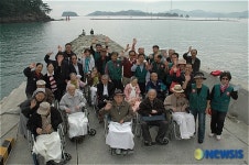산청 성심원, 한센후유 장애 어르신 삼천포항 나들이