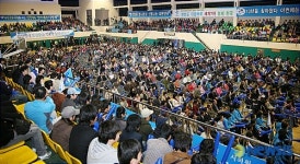 한나라당 이명박 대선후보 진주 방문