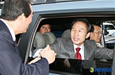 이명박 대선후보 진주 방문