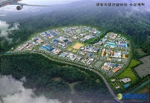 영동지방산업단지 조성계획도