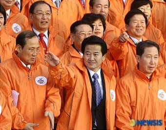 대통합민주신당 민심순례단 출정식