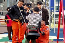 마포소방서, 놀이터 어린이 구조