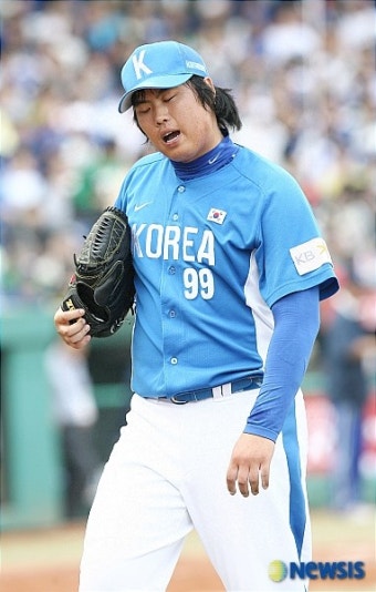 <올림픽야구>류현진, 이게 아닌데...