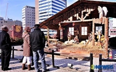 아기예수 탄생을 재현한 마굿간