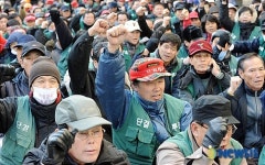 환경미화원에게 행자부 기준 임금 지급하라