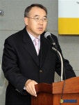인사말 하는 교통문화운동본부 박용훈 대표