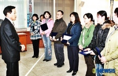 군산교육청 바자회 성금으로 난치병환아 도와