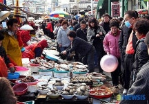 설 대목 맞아 붐비는 자갈치시장