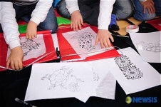 세화로 족자 만들기