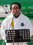 박명재 행자부 장관, 태안 현장 방문
